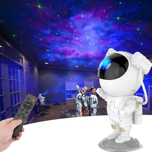 Astronaut Galaxy Projector - 360 Magnetic Head Rotation, Remote Control es7me6-ax