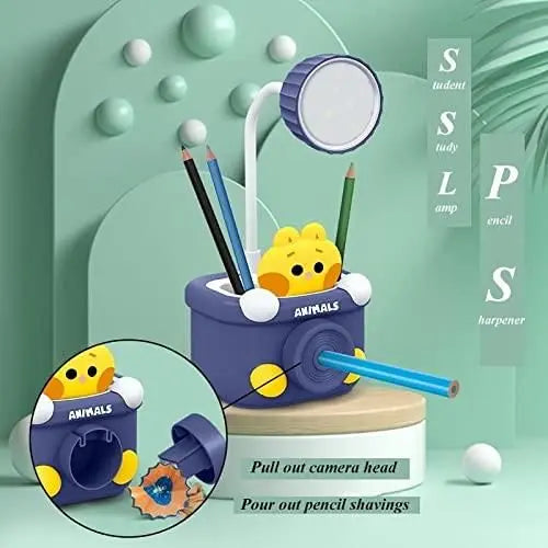 Table Lamp - Desk Lamp with Pen Holder & Sharpener es7me6-ax