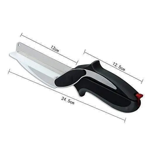 Clever Cutter - 2 in 1 Kitchen Knife / Cleaver Cutters es7me6-ax