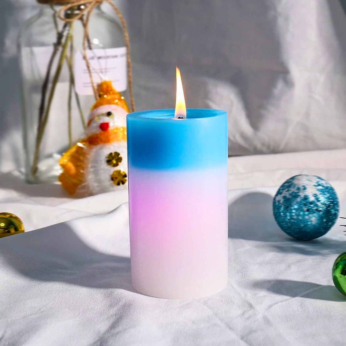 Colour Changing Mood Candle – LED Light with Magical Multi-Color Glow es7me6-ax