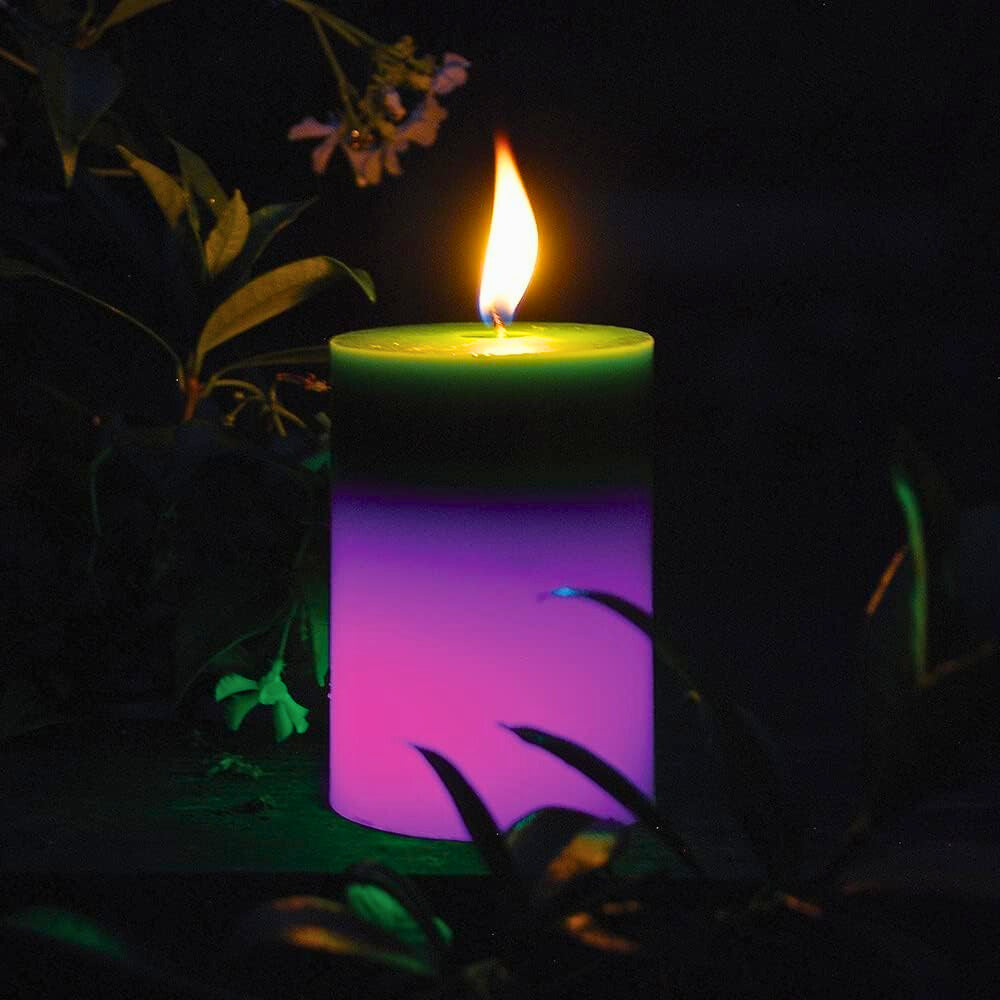 Colour Changing Mood Candle – LED Light with Magical Multi-Color Glow es7me6-ax