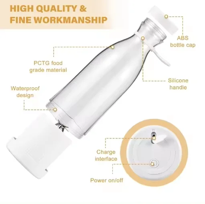 Electric Portable Mini Juicer Bottle – Wireless Smoothie Blender