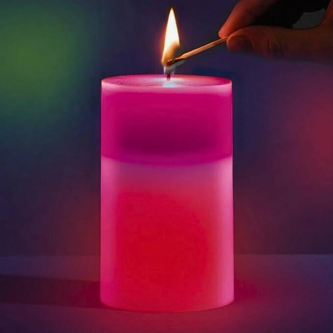 Colour Changing Mood Candle – LED Light with Magical Multi-Color Glow es7me6-ax