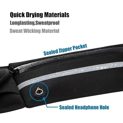 Ultra Light Bounce Fitness Running Belt