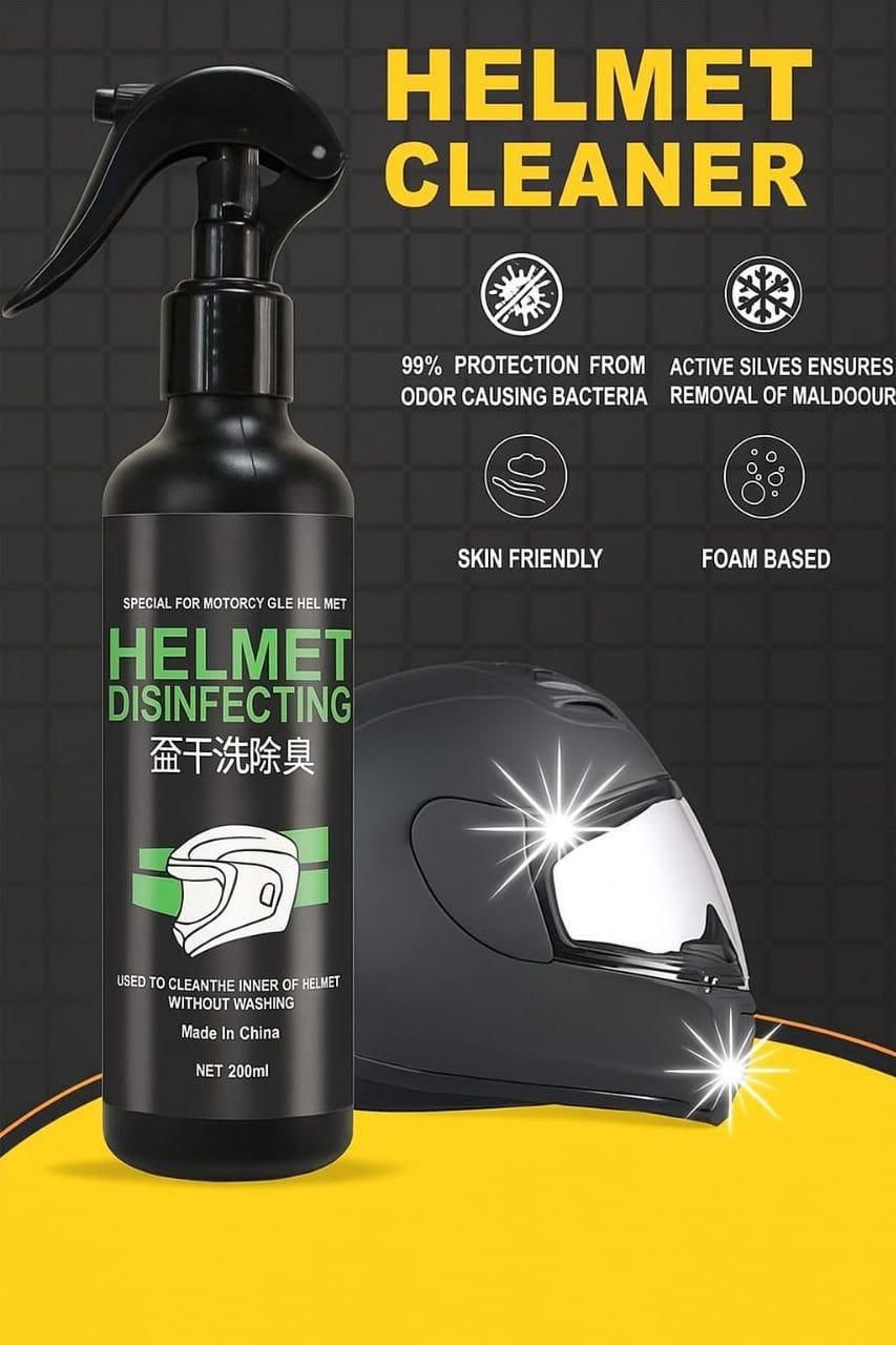 Helmet Disinfecting Spray 200ml – Anti-Germ & Odour Protection for Helmets