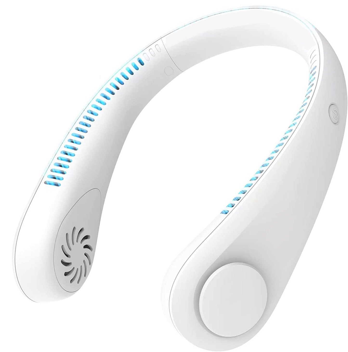 Portable Bladeless Hanging Rechargeable Neck Fan — Hands-Free Cooling