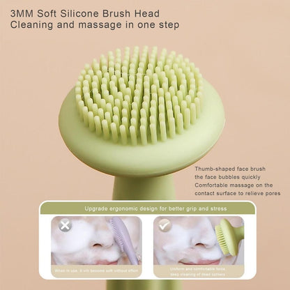 Double Headed Face Cleansing Brush (Pack of 2)