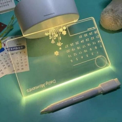 3D Acrylic Writing Board – Glow & Create