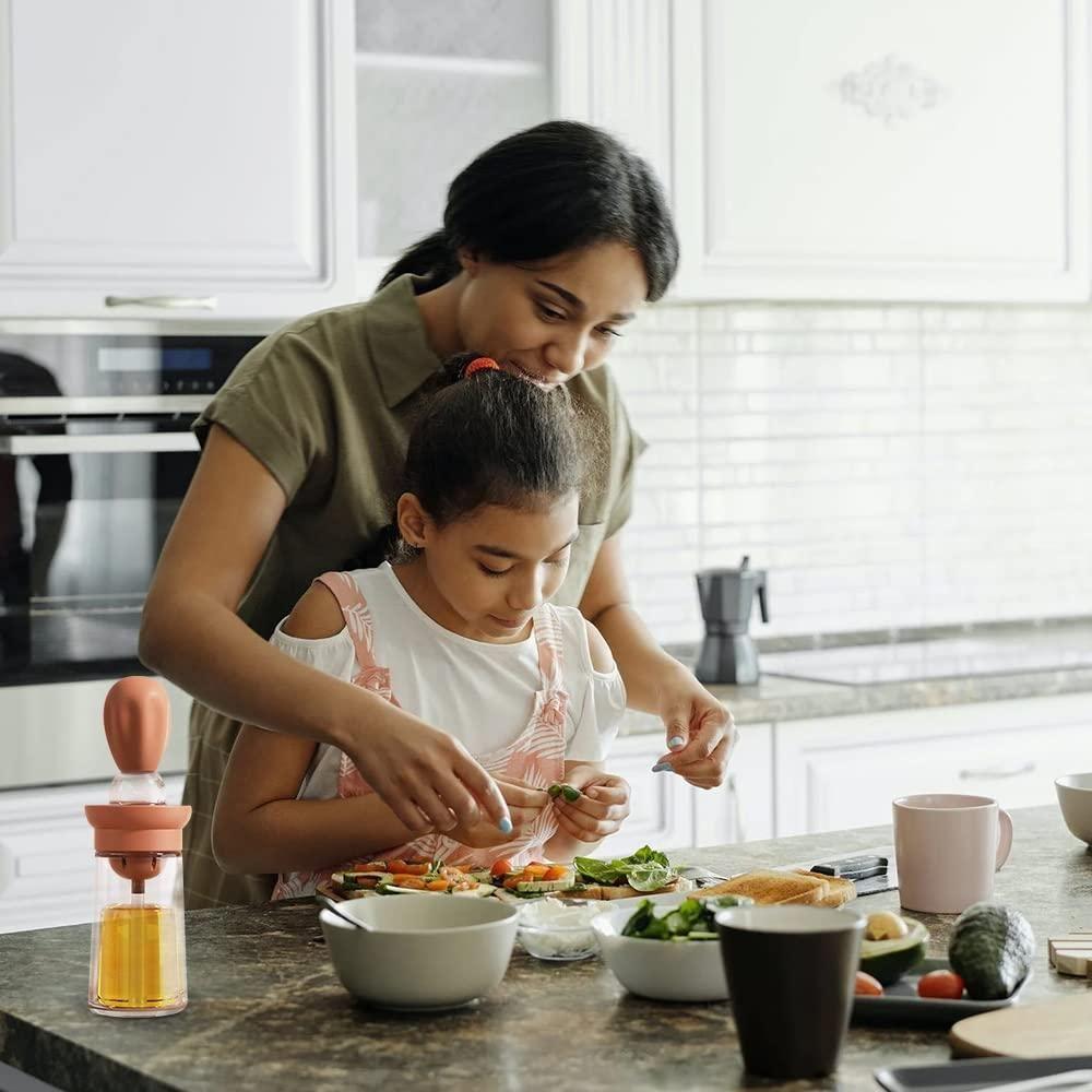 Oil Dispenser & Brush – Cooking Made Easy