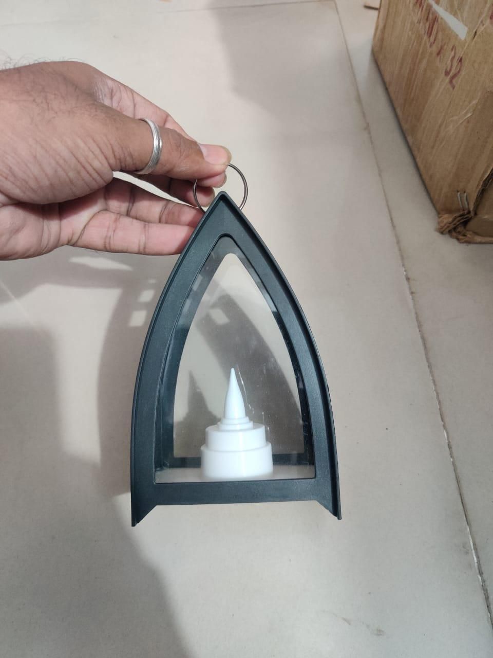 Triangle Hanging Light – Geometric Glow