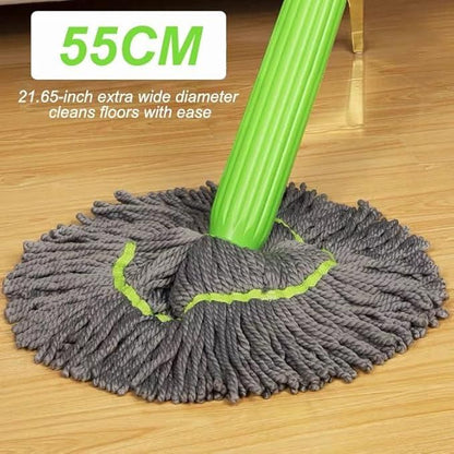 Self-Twisting Water Rotating Mop – 360° Spin Cleaning System