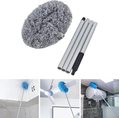 Washable Ceiling Fan Cleaner Duster – Extendable, Reusable & Ultra-Soft Microfiber Head