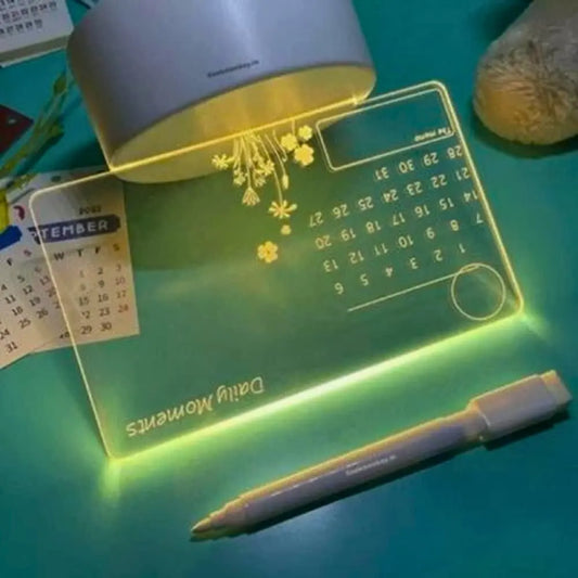 3D Acrylic LED Writing Board – Glow & Create es7me6-ax