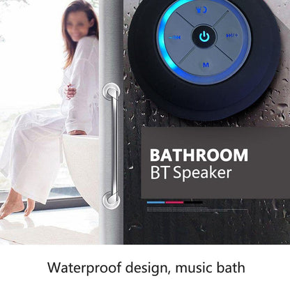 Large Suction Cup Waterproof Bluetooth Speaker – Shower & Outdoor Use