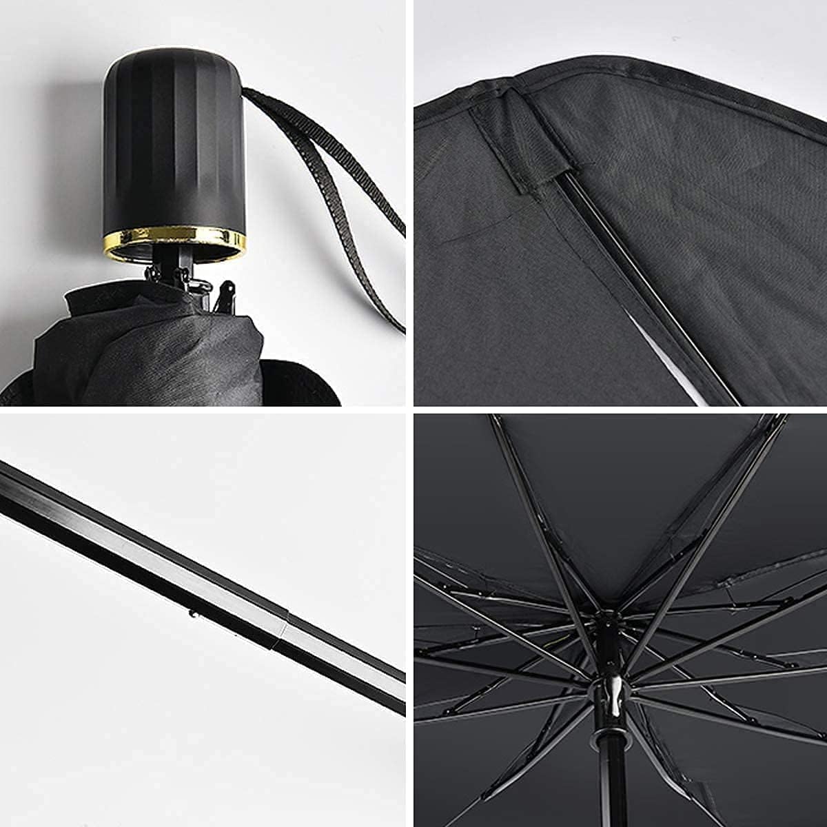 Premium Foldable Car Windshield Sun Shade Umbrella – Heat & UV Shield