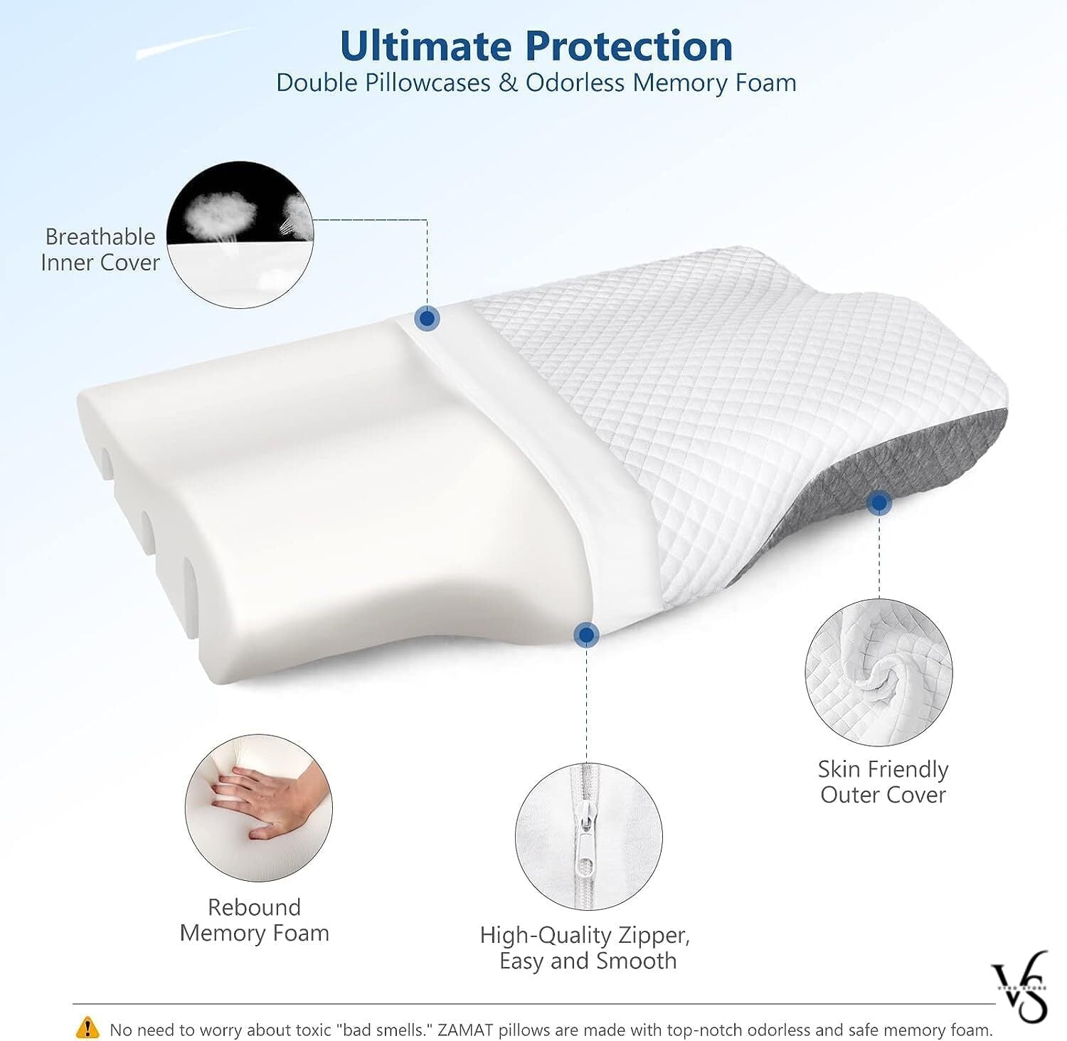 Orthopedic Pillow Neck Slider-Pillow