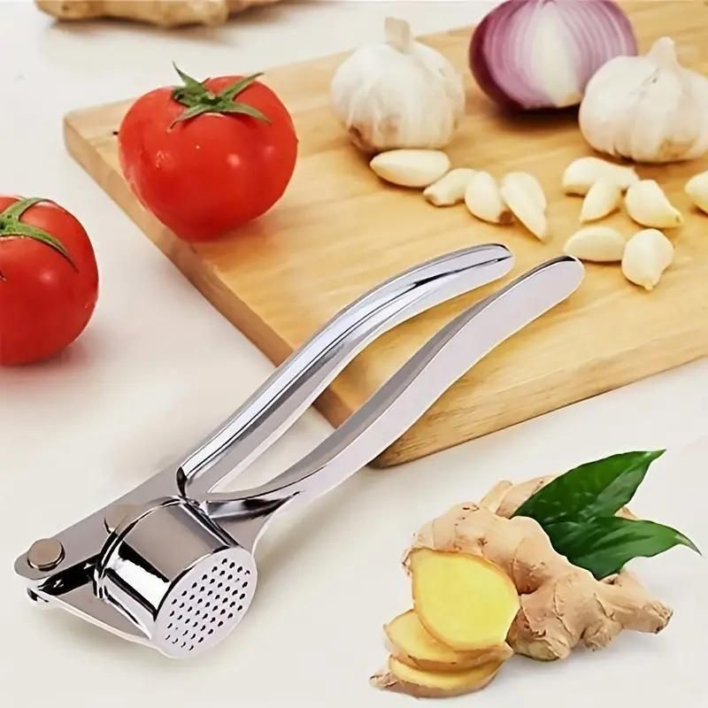 Aluminum Garlic Crusher & Ginger Mincer – Rust‑Free, Manual Press