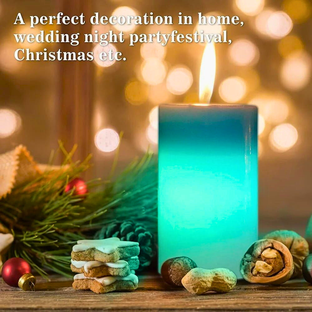 Colour Changing Mood Candle – LED Light with Magical Multi-Color Glow es7me6-ax