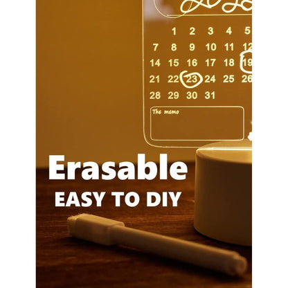 3D Acrylic Writing Board – Glow & Create
