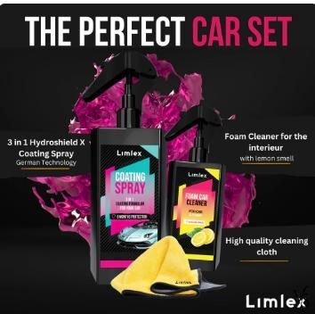 Coating Spray and Foam Car Cleaner 200ml (Combo)