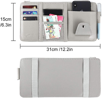 Car Styling Sun Visor Organizer – Multi-Pocket Car Storage Pouch