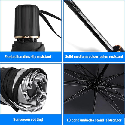 Premium Foldable Car Windshield Sun Shade Umbrella – Heat & UV Shield