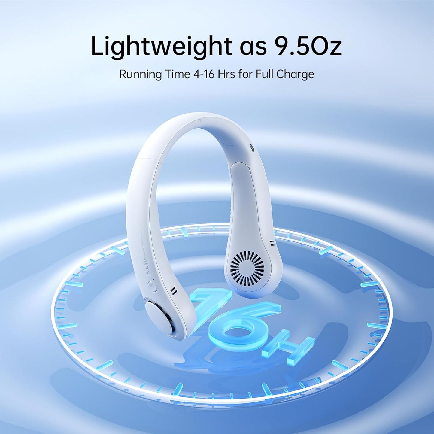 Portable Bladeless Hanging Rechargeable Neck Fan — Hands-Free Cooling