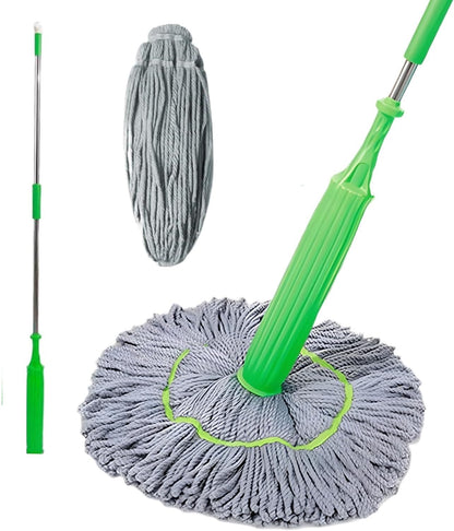 Self-Twisting Water Rotating Mop – 360° Spin Cleaning System