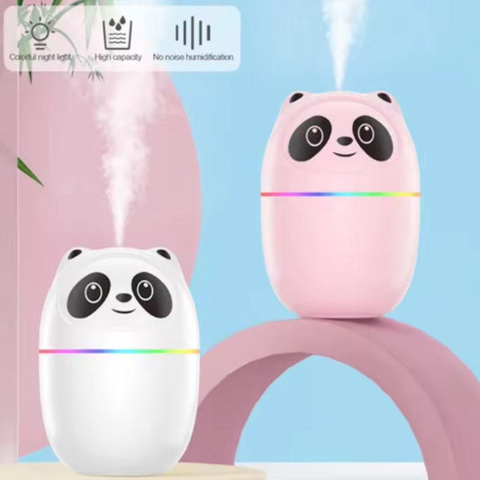 Panda Humidifier & 7-Color Night Light – Cool Mist Companion