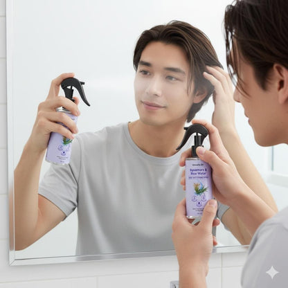 Rosemary Rice Water Hair Growth Spray Total 300 ml (Pack of 3) – Strengthens Roots, Reduces Hair Fall & Boosts Shine