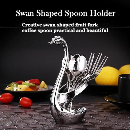 Swan Base Fork Holder Set – Stylish Table Accent