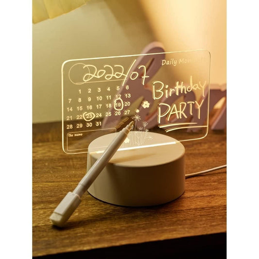 3D Acrylic Writing Board – Glow & Create