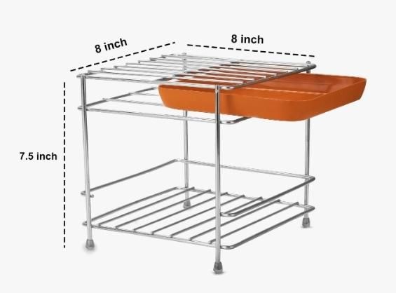 Heavy Steel Matka Stand with Free Tray – Stainless Steel Water Pot Stand