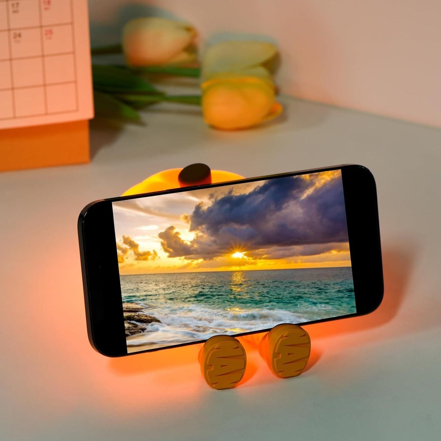 Sad Pumpkin Silicone Lamp – Quirky Soft Glow
