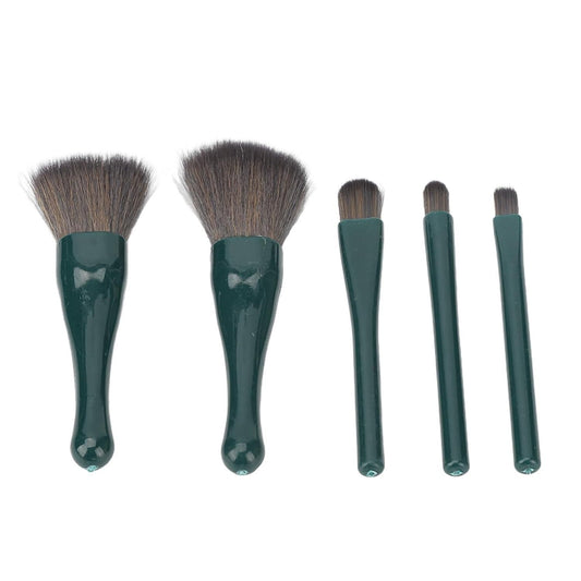 5-Piece Soft Bristle Brush Set + Mirror Case