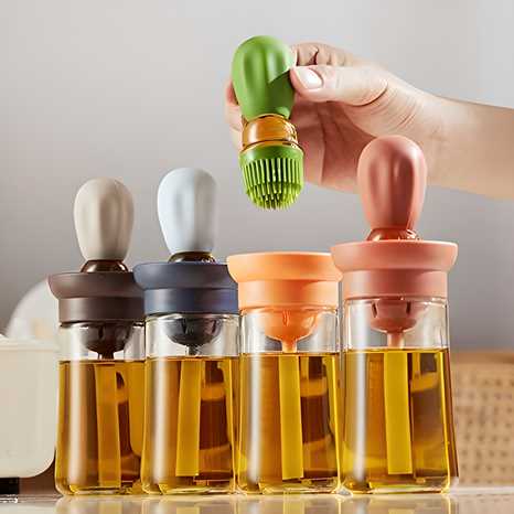Oil Dispenser & Brush – Cooking Made Easy