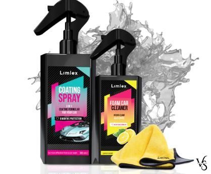 Coating Spray and Foam Car Cleaner 200ml (Combo)