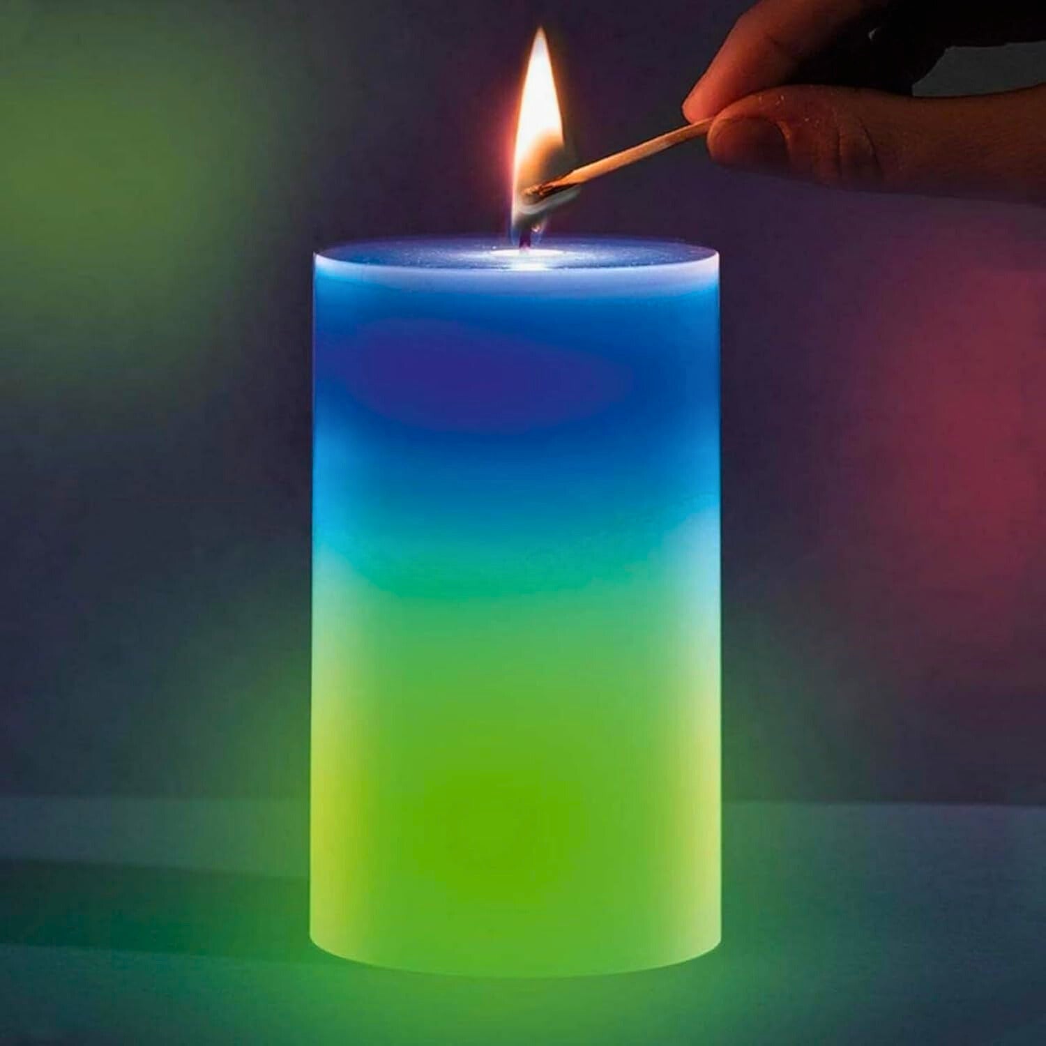 Colour Changing Mood Candle – LED Light with Magical Multi-Color Glow es7me6-ax