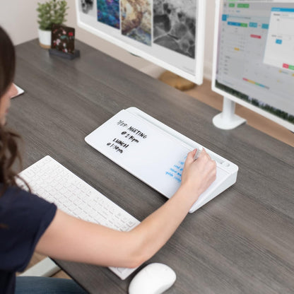 Storage Desk Board – Whiteboard with Hidden Desk Organizer & Device Slot