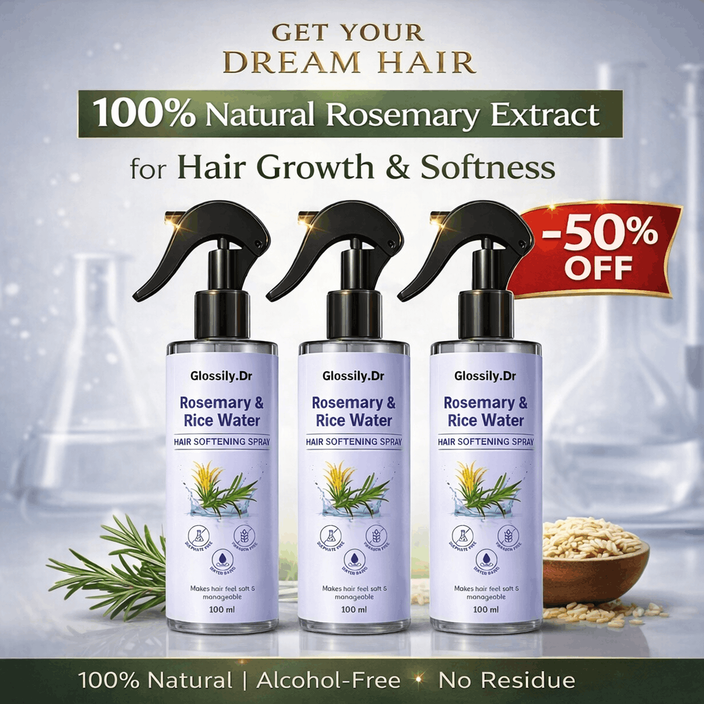 Rosemary Rice Water Hair Growth Spray Total 300 ml (Pack of 3) – Strengthens Roots, Reduces Hair Fall & Boosts Shine