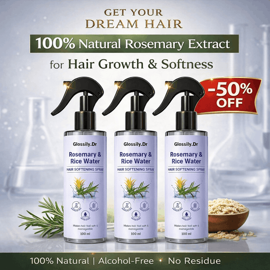 Rosemary Rice Water Hair Growth Spray Total 300 ml (Pack of 3) – Strengthens Roots, Reduces Hair Fall & Boosts Shine
